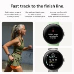 Google Pixel Watch 3 (41mm) 2024 Model - Android Smartwatch, Heart Rate Tracking, Fitbit Advanced Running, Fitness Insights, 24-Hour Battery - Polished Silver Aluminum Case - Porcelain Band - Wi-Fi