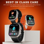 HAMMER Ultra Classic 2.01" Always on Display, Bluetooth Calling Smart Watch, Wireless Charging, 1 Extra Starp, Raise to Wake, in-Built Games, Brightness Adjustment, BP, SpO2, HR Monitoring