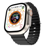 HAMMER Ultra Classic 2.01" Always on Display, Bluetooth Calling Smart Watch, Wireless Charging, 1 Extra Starp, Raise to Wake, in-Built Games, Brightness Adjustment, BP, SpO2, HR Monitoring