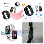 Honor Band 6 Smart Wristband 1st Full Screen 1.47 AMOLED Color Touchscreen Watch-Meteorite Black