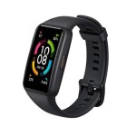 Honor Band 6 Smart Wristband 1st Full Screen 1.47 AMOLED Color Touchscreen Watch-Meteorite Black