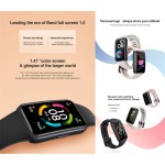 Honor Band 6 Smart Wristband 1st Full Screen 1.47 AMOLED Color Touchscreen Watch-Meteorite Black