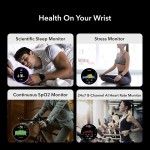 HONOR Watch GS 3 Smartwatch with 1.43" AMOLED Touch Screen, Fitness Watch, Heart Rate, Sleep & Blood Oxygen, Dual GPS, Bluetooth Calling,14 Days Life, 100+ Diverse Sport Modes, Ocean Blue (MUS-B19)