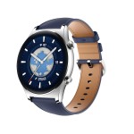 HONOR Watch GS 3 Smartwatch with 1.43" AMOLED Touch Screen, Fitness Watch, Heart Rate, Sleep & Blood Oxygen, Dual GPS, Bluetooth Calling,14 Days Life, 100+ Diverse Sport Modes, Ocean Blue (MUS-B19)