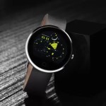 Metronaut X9 Round Dial Smartwatch with Heart Rate Sensor and Pedometer (Black)