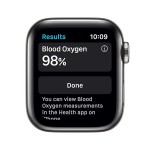 New Apple Watch Series 6 (GPS + Cellular, 40mm) - Graphite Stainless Steel Case with Black Sport Band