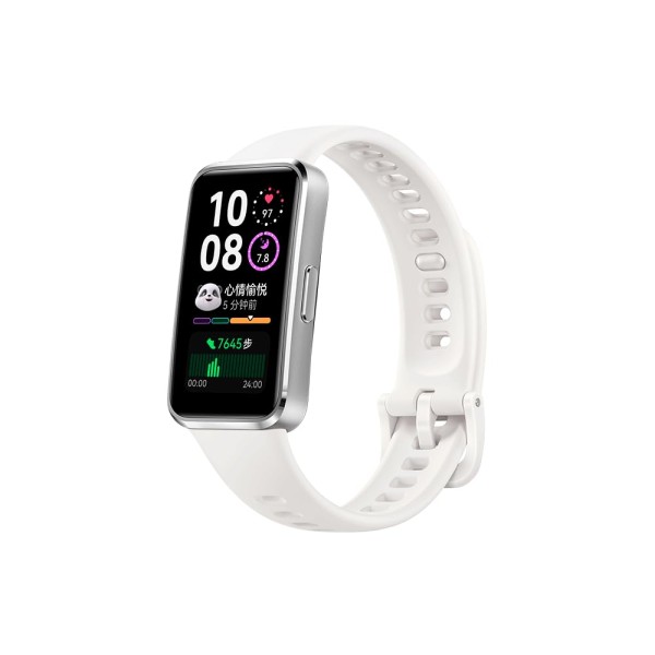 Huawei Band 10 Smartwatch with AI-Powered Fitness Monitoring, Pro-Level Sleep Analysis, Emotional Wellbeing Assistant,Streamlined Metallic Design,Fast Charging,iOS Android (Band 10, White)