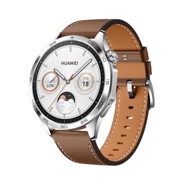 Huawei Watch GT4 46mm Smartwatch Compatible with Android & iOS, Brown