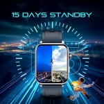 itel ICON-3 Smartwatch with Single chip BT Calling, 2.01 AMOLED Display, 500 Nits Brightness, Functional Crown, IP67 Waterproof