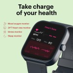 Noise ColorFit Caliber Smart Watch with 15-day battery, 1.69 display (Blue Strap, Regular)
