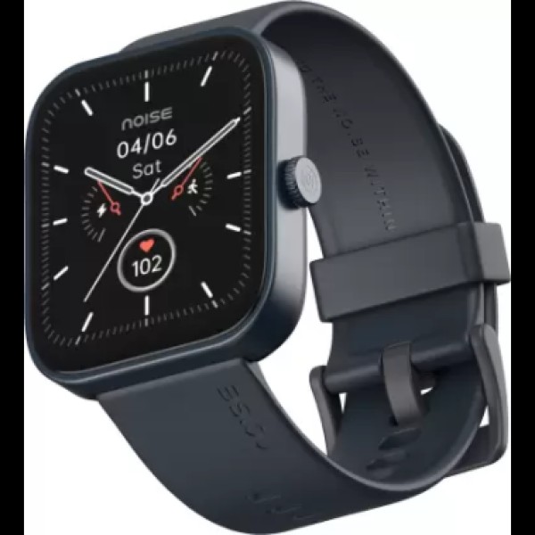 Noise ColorFit Caliber Smart Watch with 15-day battery, 1.69 display (Blue Strap, Regular)