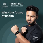 Noise ColorFit Pro 2 Oxy Smartwatch  (Black Strap, Regular)