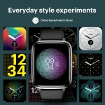 Noise ColorFit Pro 2 Oxy Smartwatch  (Black Strap, Regular)