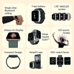 Noise ColorFit Ultra 2 Buzz 1.78 AMOLED Bluetooth Calling Watch with 368 * 448px Always On Display (Olive Green)