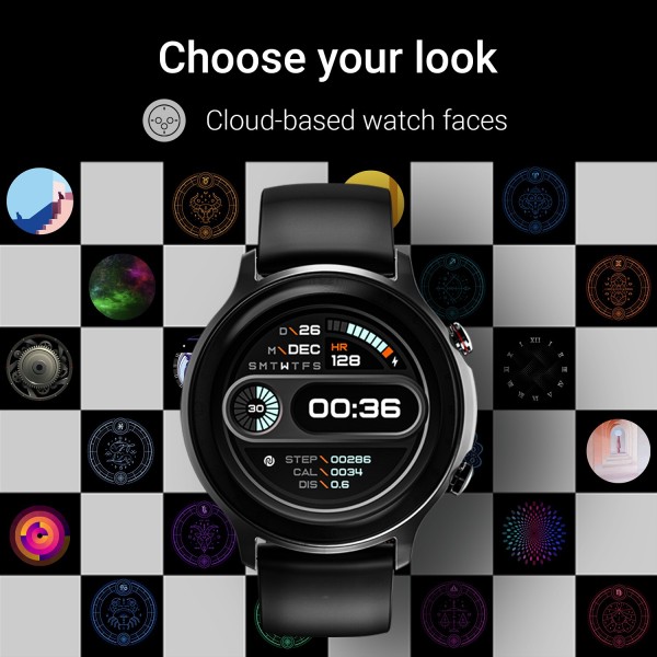 Noise Fit Active SpO2 Smartwatch (Black Strap, Regular)