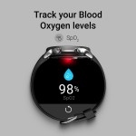 Noise Fit Active SpO2 Smartwatch (Black Strap, Regular)