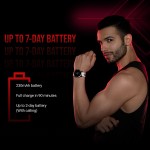 Noise HRX Bounce by , 1.39 Round ,100+ Sports Modes, Dual Tone Strap Smartwatch (Black Strap, Regular)