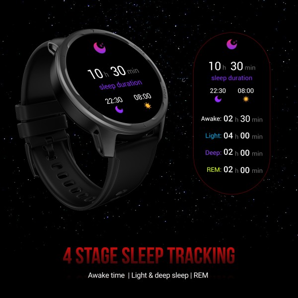 Noise HRX Bounce by , 1.39 Round ,100+ Sports Modes, Dual Tone Strap Smartwatch (Black Strap, Regular)