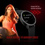 Noise HRX Bounce by , 1.39 Round ,100+ Sports Modes, Dual Tone Strap Smartwatch (Black Strap, Regular)