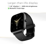 Noise Icon 2 Bluetooth Calling with 1.8 Display & 60 Sports Mode Smartwatch Black Strap