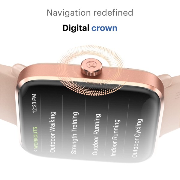 Noise Icon 2 Vista 1.78 AMOLED Display with Bluetooth Calling, Women's Edition Smartwatch (Pink Strap, Regular)