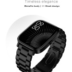 Noise Pulse 2 Pro [New Launch] 1.8 Vibrant Display, Bluetooth Calling Smart Watch for Men & Women, 7 Days Battery Life, Metallic Finish, Built-in Games, Voice Assistance, Health Suite (Elite Black)