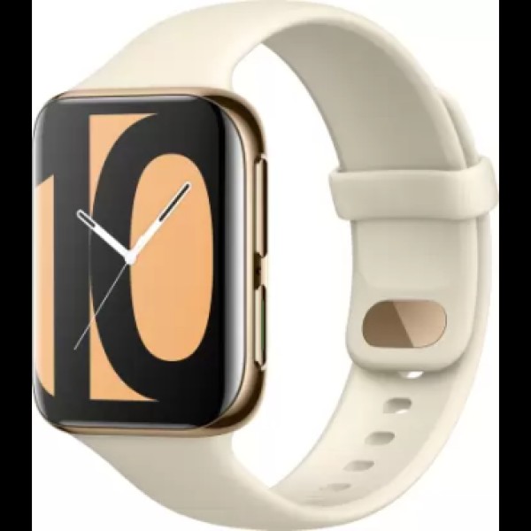 OPPO Watch 46 mm WiFi Smartwatch (Gold Strap, Regular)