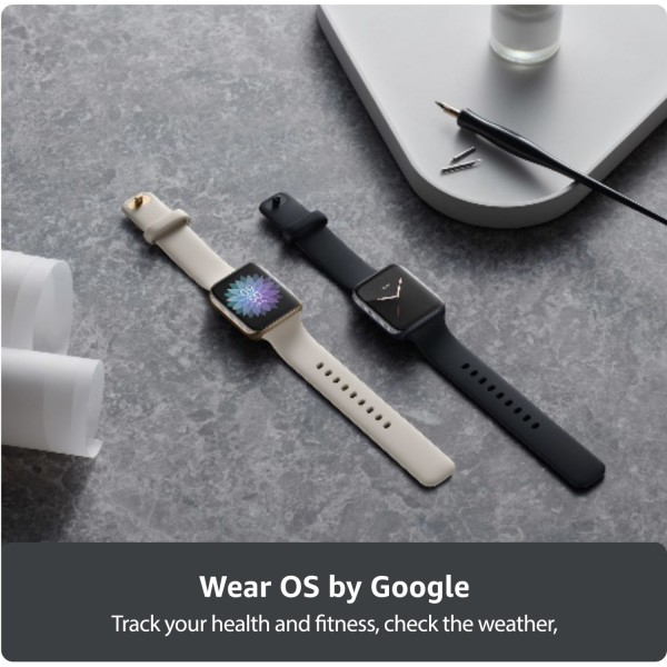 OPPO Watch 46 mm WiFi Smartwatch (Gold Strap, Regular)