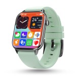 Pebble Orion Smart Watches for men & Women| 1.91 High Resolution Curved Display|Ultra Thin Dial|BT Calling|24 Hour Health Rate checking|Temp, SoP2, Heart Rate|Pincode Locking System| Mint Green