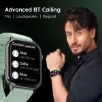 Pebble Orion Smart Watches for men & Women| 1.91 High Resolution Curved Display|Ultra Thin Dial|BT Calling|24 Hour Health Rate checking|Temp, SoP2, Heart Rate|Pincode Locking System| Mint Green