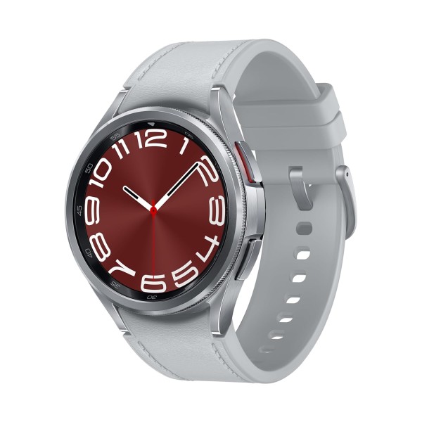 Samsung Galaxy Watch6 Classic Bluetooth (43mm, Silver, Compatible with Android only) | Introducing BP & ECG Features
