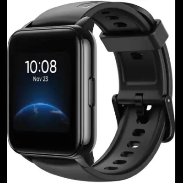 realme Smart Watch 2 with Superbright HD Display And 90 Sports Modes (Black Strap, Regular