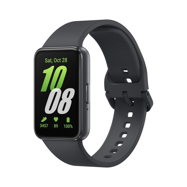 Samsung Galaxy Fit3 (Silver), 40mm AMOLED Display with Aluminium Body, Comprehensive Fitness and Health Tracking, Upto 13-Day Battery with Fast Charging, 5ATM & IP68 Rating