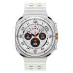 Samsung Galaxy Watch Ultra (47mm, LTE, Silver) with Upto 100h battery | 3nm Processor | Dual GPS | Quick Button/Siren | Sapphire Glass & Titanium | 10ATM & IP68 | BP & ECG Monitor |Energy Score & AGEs