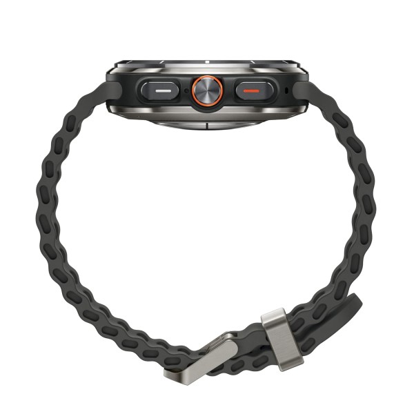Samsung Galaxy Watch Ultra (47mm, LTE, Silver) with Upto 100h battery | 3nm Processor | Dual GPS | Quick Button/Siren | Sapphire Glass & Titanium | 10ATM & IP68 | BP & ECG Monitor |Energy Score & AGEs