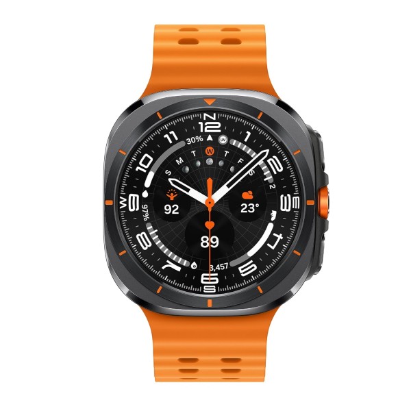 Samsung Galaxy Watch Ultra (47mm, LTE, Silver) with Upto 100h battery | 3nm Processor | Dual GPS | Quick Button/Siren | Sapphire Glass & Titanium | 10ATM & IP68 | BP & ECG Monitor |Energy Score & AGEs