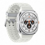 Samsung Galaxy Watch Ultra (47mm, LTE, Silver) with Upto 100h battery | 3nm Processor | Dual GPS | Quick Button/Siren | Sapphire Glass & Titanium | 10ATM & IP68 | BP & ECG Monitor |Energy Score & AGEs