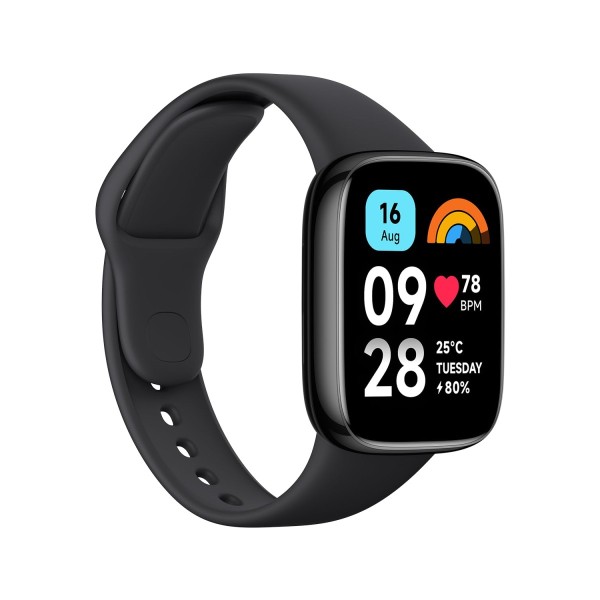 Xiaomi Redmi Smart Watch 3 Active Black| 1.83 Inch Big LCD Display, 5ATM Water Resistant, 12 Days Battery Life, GPS