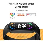 Xiaomi Mi Smart Band 6 - 1.56'' (3.96 cm) Large AMOLED Color Display, 2 Week Battery Life (Black)