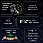boAt Enigma X500 Smart Watch 1.43 Inch AMOLED Display, Bluetooth Calling Jet Black