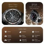 boAt Enigma X500 Smart Watch 1.43 Inch AMOLED Display, Bluetooth Calling Jet Black