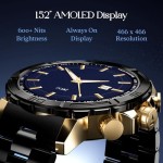 boAt Enigma X500 Smart Watch 1.43 Inch AMOLED Display, Bluetooth Calling Jet Black