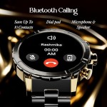 boAt Enigma X500 Smart Watch 1.43 Inch AMOLED Display, Bluetooth Calling Jet Black