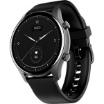 boAt Lunar Call Plus Smartwatch with 1.43 AMOLED Display,BT Calling and Health Tracker Smartwatch (Black Strap, Free Size)