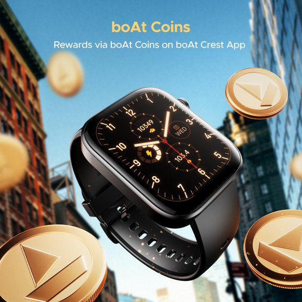 boAt Storm Call 3 w/TBT Navigation, Daily Activity Tracker, DIY Watch Face Studio,700+ Active Modes, 1.83 (4.6 cm) HD Display Fitness Smart Watch for Men & Women(