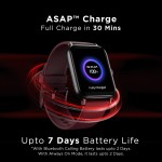boAt Storm Pro Call with Bluetooth Calling, 1.78'' AMOLED Display Smartwatch Red