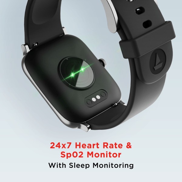 boAt Storm Pro with 1.78 AMOLED Display, 700+ Active Modes Smartwatch (Black Strap)