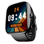 boAt Ultima Chronos with 1.96 AMOLED Display Advanced BT Calling Coins DIY Watch Smart Watch For Men And Women (Active Black)