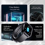 boAt Ultima Call Smart Watch with HD Display Advanced BT Calling DIY Watch Face Studio Active Black