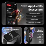boAt Ultima Prism Smart Watch with 1.96 AMOLED Display, BT Calling Female Wellness (Steel Black)
